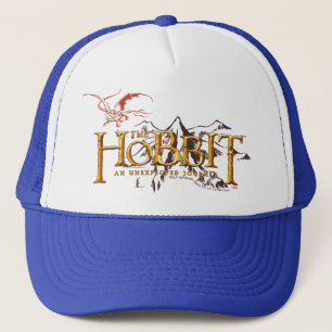 De Hobbit Logo over bergen Trucker Pet
