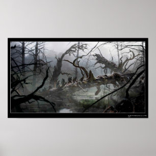 DE HOBBIT : SCHENDING VAN SMAUG™-concept art. 4 Poster
