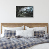 DE HOBBIT : SCHORTING VAN HET SMAUG™-concept art 3 Canvas Afdruk (Insitu (Slaapkamer))