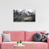 DE HOBBIT: SCHORTING VAN HET SMAUG™-concept art. 4 Canvas Afdruk (Insitu (Woonkamer))