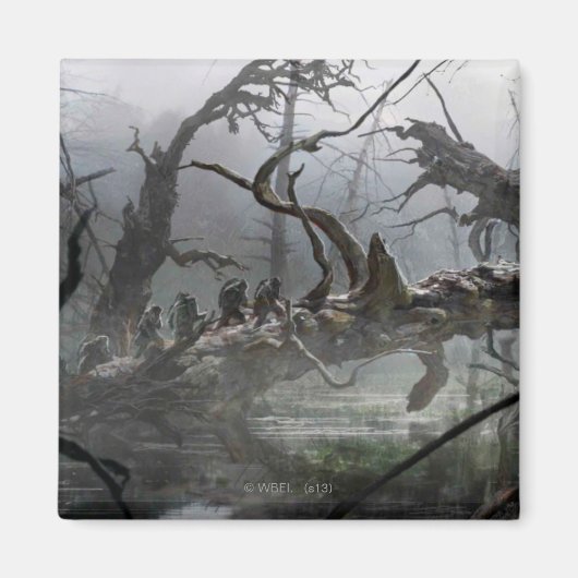 DE HOBBIT: SCHORTING VAN HET SMAUG™-concept art. 4 Magneet (Voorkant)