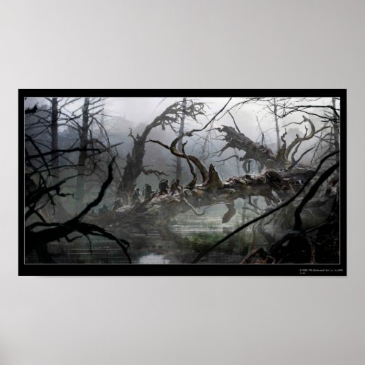 DE HOBBIT: SCHORTING VAN HET SMAUG™-concept art. 4 Poster (Voorkant)