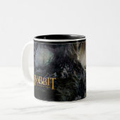 DE HOBBIT: SCHORTING VAN SMAUG™-conceptiepatroon Tweekleurige Koffiemok (Voorkant links)