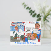 De Hockey Dentist Reminder Post Card Briefkaart (Staand voorkant)