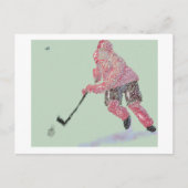 De hockeyer briefkaart (Voorkant)