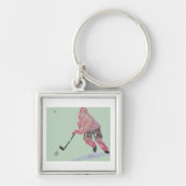 De hockeyer sleutelhanger (Voorkant)