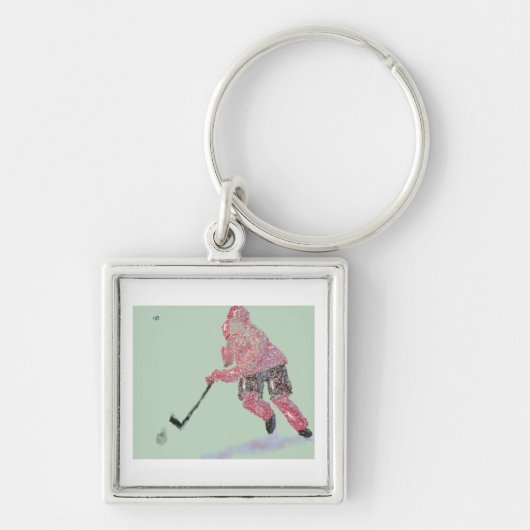 De hockeyer sleutelhanger (Voorkant)