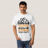 De hocus pocus tijd heksen Halloween spooky T-shirt (Voorkant volledig)