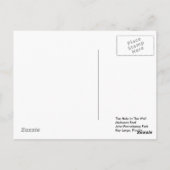 DE HOE IN HET BRIEFKAART VAN DE WAL (Achterkant)