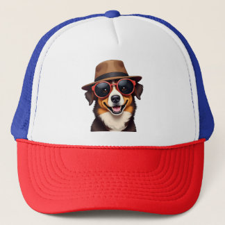 De hoed van de hondenvader Trucker Pet