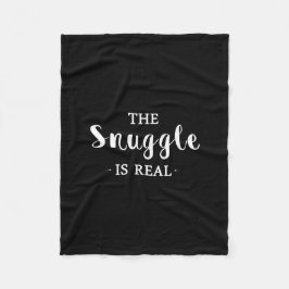 De hoek is echt fleece deken