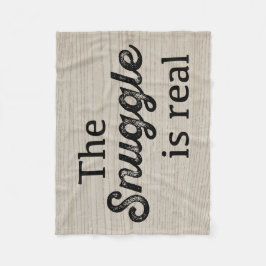 De hoek is echt goed hout. fleece deken