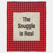 De hoek is echt groot. fleece deken (Voorkant)