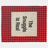 De hoek is echt groot. fleece deken (Voorkant (Horizontaal))