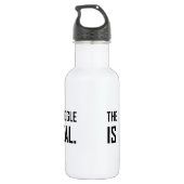 De hoek is echt waterfles  (Achterkant)