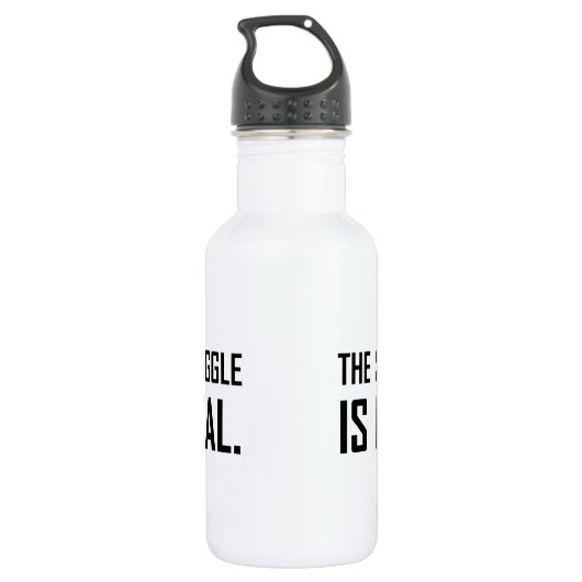 De hoek is echt waterfles  (Achterkant)