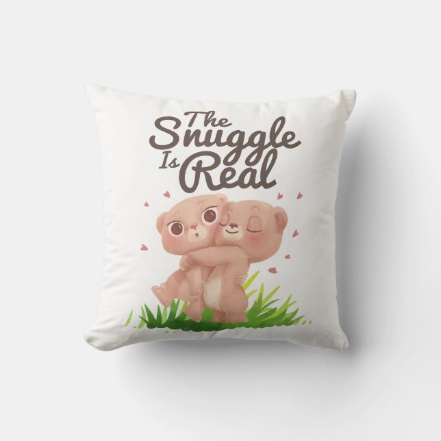 De hoek is een echte klap op het Beer Kussen (Voorkant)