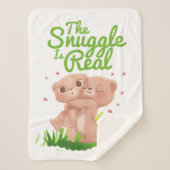 De hoek is een echte klap op het Beer Sherpa Deken (Voorkant)