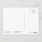 De hoek Naughty: Tijd omhoog - Kat Art Briefkaart (Achterkant)