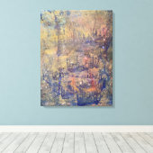 De hoeken in het Storm Acrylafdrukken Canvas Afdruk (Insitu (Houten vloer))