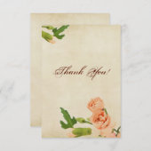 De Hoeken van de Anjer van de Perzik van de Bedankkaart (Voorkant / Achterkant)