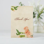 De Hoeken van de Anjer van de Perzik van de Bedankkaart (Staand voorkant)