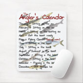 De hoekkalender Mousepad Muismat (Met muis)