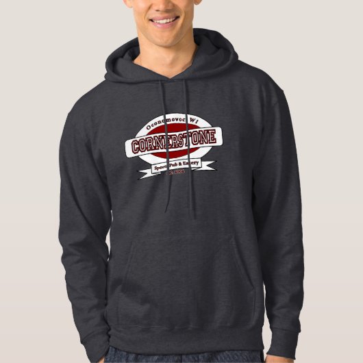 De hoeksteen Logo Hoodie (Voorkant)