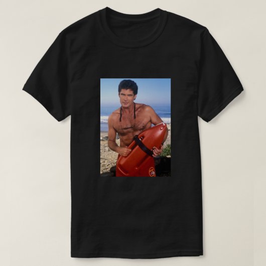 De Hoff - Baywatch verlicht zijn pasvorm T-shirt (Design voorkant)