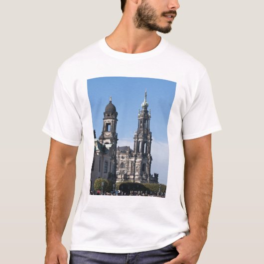 De hofkirche (Hofkerk) Dresden T-shirt (Voorkant)