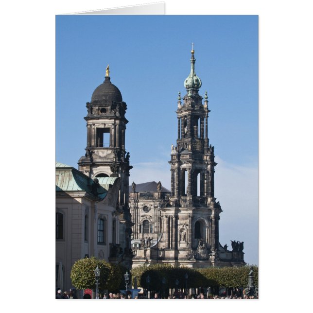 De Hofkirche (Kerk van het Hof) Dresden (Voorkant)