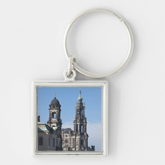 De Hofkirche (Kerk van het Hof) Dresden Sleutelhanger (Voorkant)