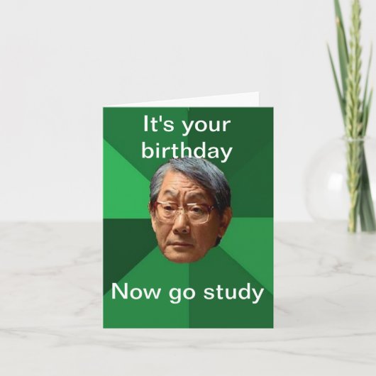 De hoge Aziatische klantgerichte Vader van Kaart (Voorkant)