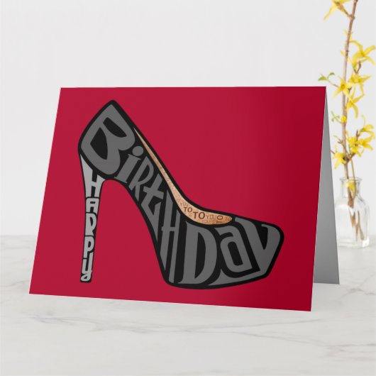 De hoge Kaart van de Typografie van de Verjaardag (Gele Bloem)