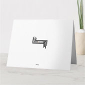 De hoge Kaart van de Typografie van de Verjaardag (Achterkant)