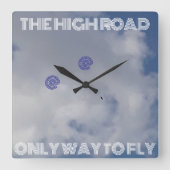 De hoge muur klok (Voorkant)