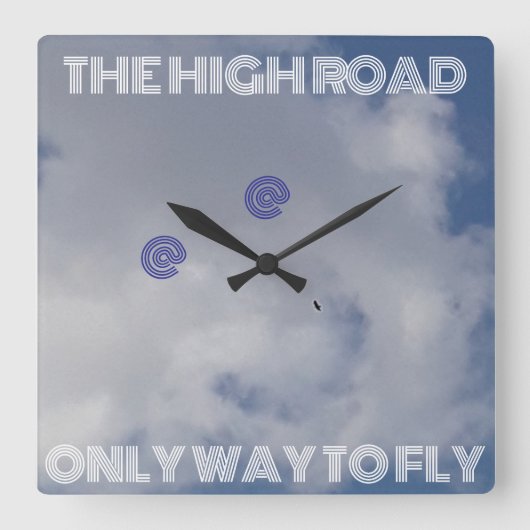 De hoge muur klok (Voorkant)