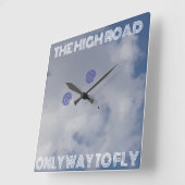 De hoge muur klok (Hoek)