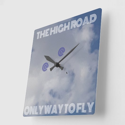 De hoge muur klok (Hoek)