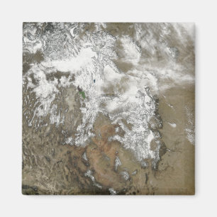 De hoge pieken van de Rocky Mountains Magneet