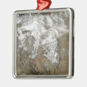 De hoge pieken van de Rocky Mountains Metalen Ornament (Links)
