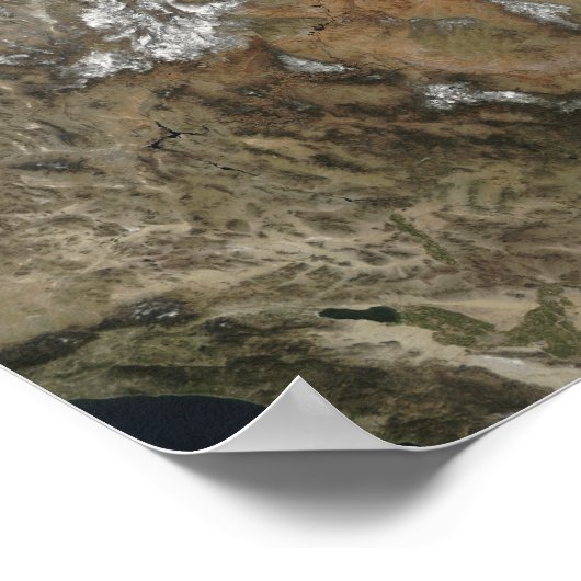 De hoge pieken van de Rocky Mountains Poster (Hoek)