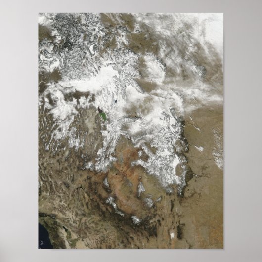 De hoge pieken van de Rocky Mountains Poster (Voorkant)