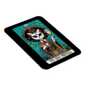 De Hoge Priesteres Cat Tarot Magnet Magneet (Rechterzijde)