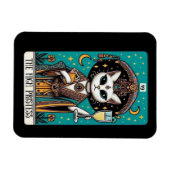 De Hoge Priesteres Cat Tarot Magnet Magneet (Horizontaal)