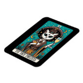 De Hoge Priesteres Cat Tarot Magnet Magneet (Linkerzijde)