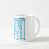 De Hoge Priesteres - jaren 60 automaat Tarot Koffiemok (Voorkant rechts)