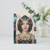 De hoge prioriteit briefkaart (Staand voorkant)