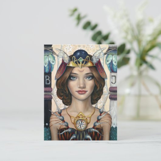 De hoge prioriteit briefkaart (Staand voorkant)