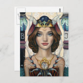 De hoge prioriteit briefkaart (Voorkant / Achterkant)